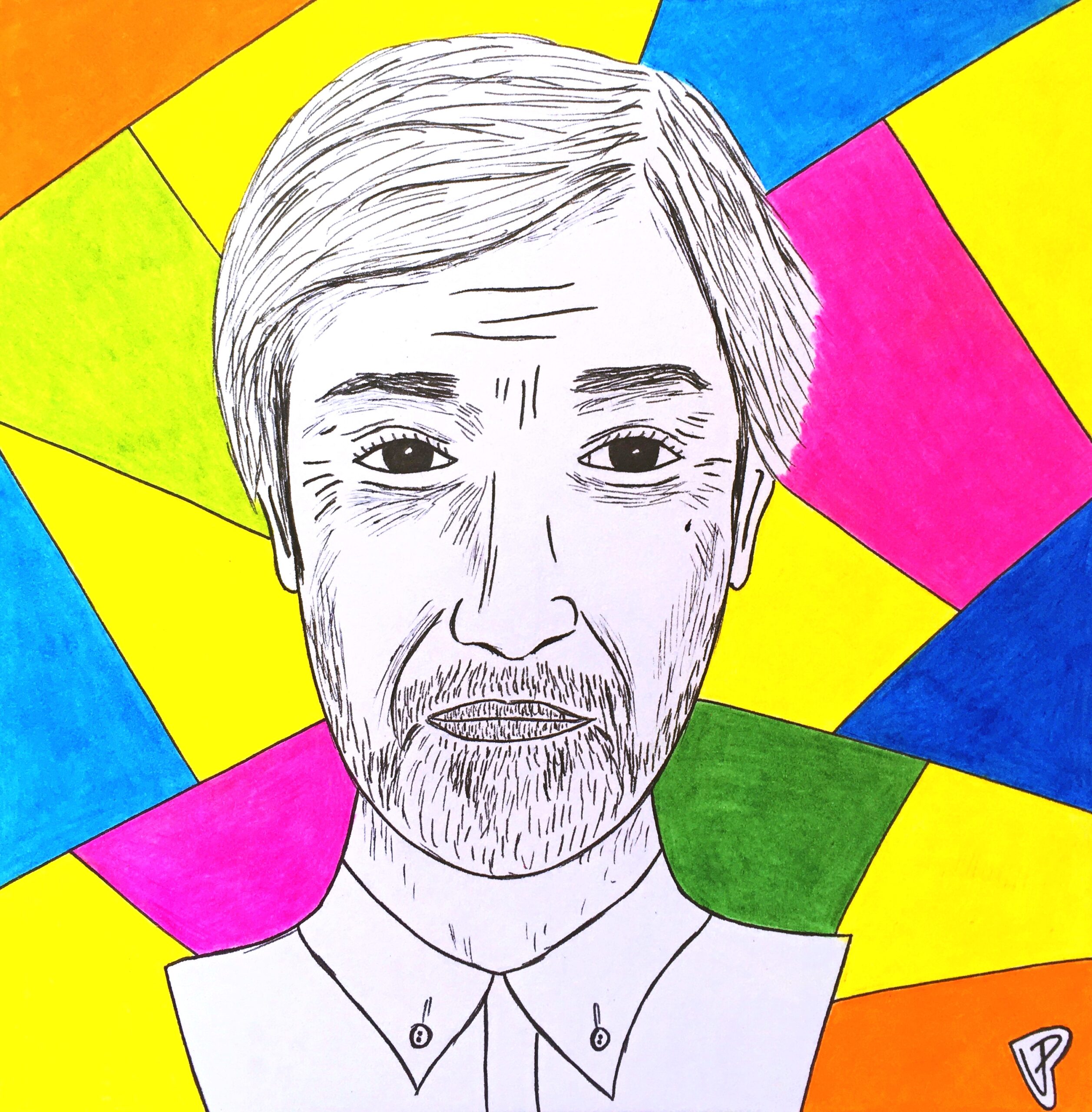 Bill Ryerson illustration Bill Ryerson founder of Population Media Center